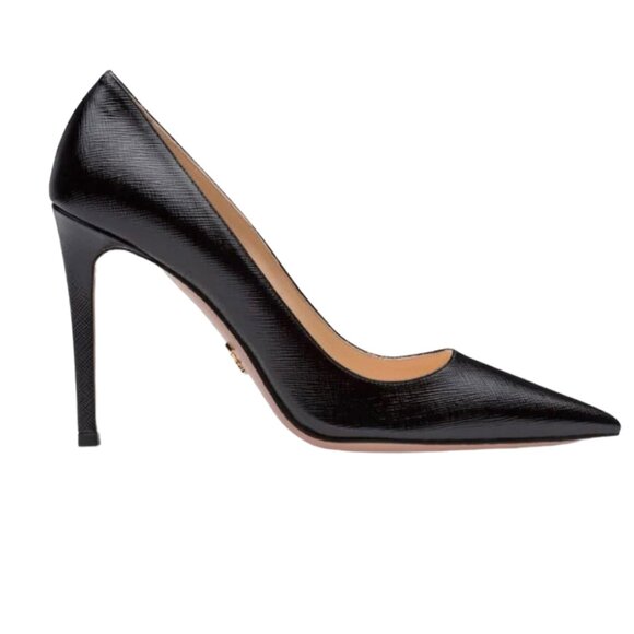 Prada heels , size 9 black - Picture 1 of 7